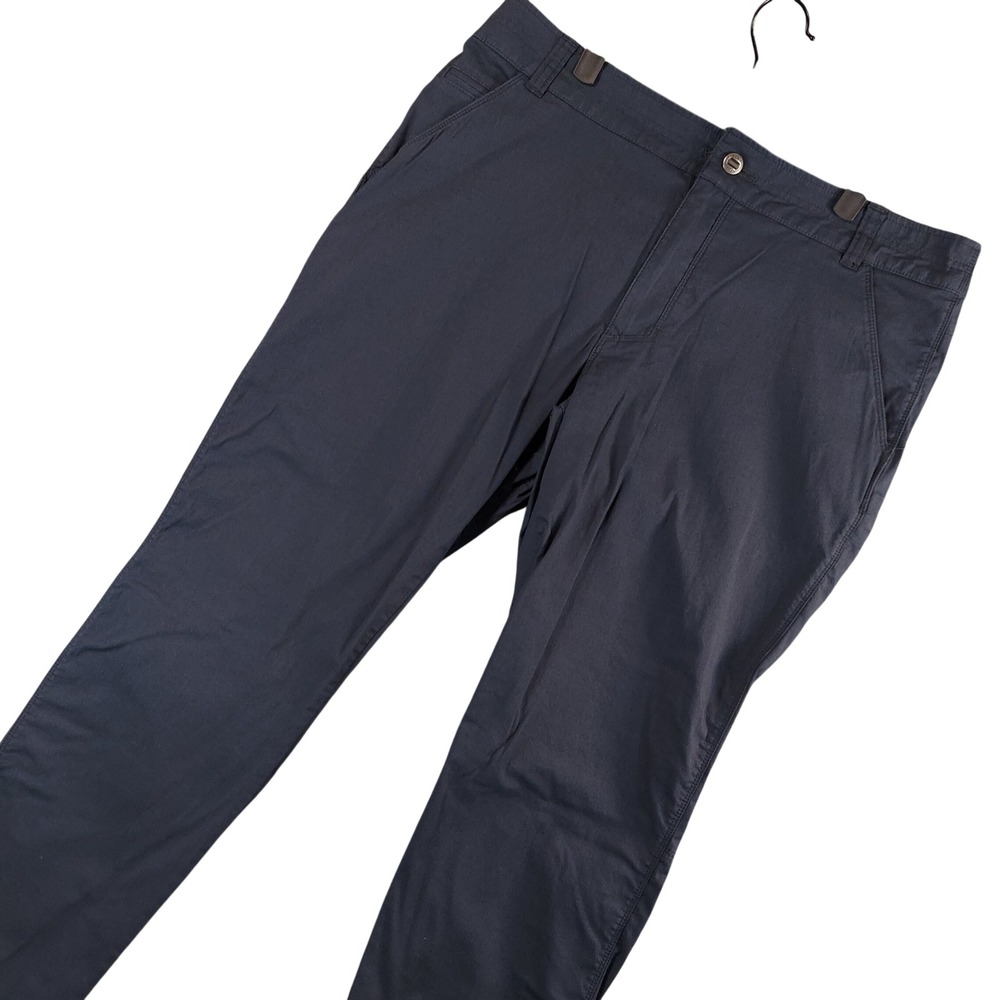 KUHL Resistor Lite Chino Pants Mens 36x32 Navy Blue Stretch Hiking Commuter
